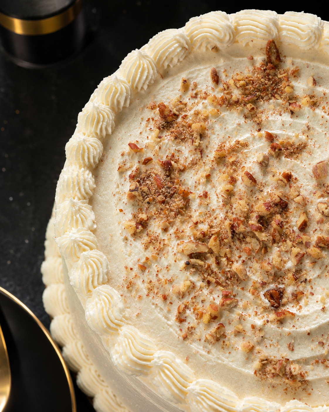 A classic birthday layer cake